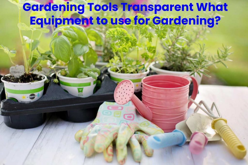 Gardening Tools Transparent What Equipment to use for Gardening?