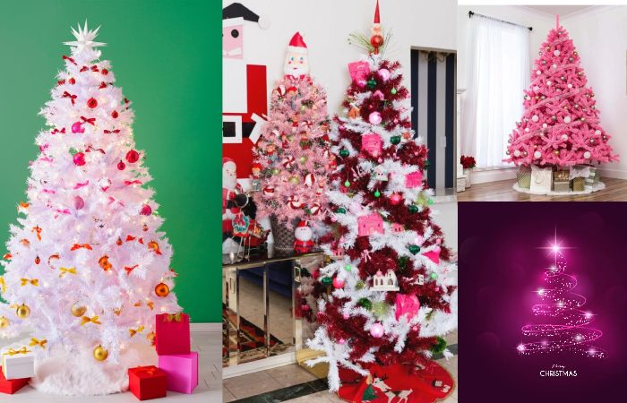 Types of Pink Christmas Trees