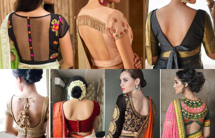 Latest Blouse Back Neck Designs