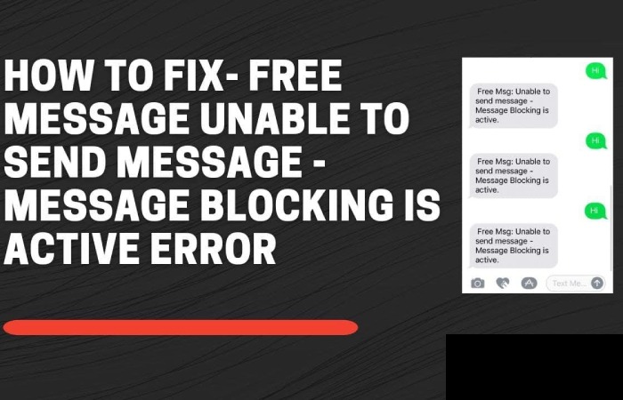 Blocking Message and How to Fix