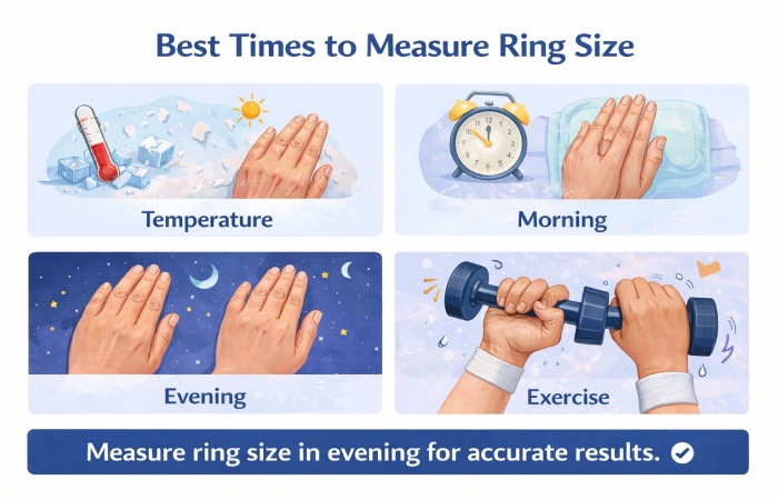 standard ring size chart