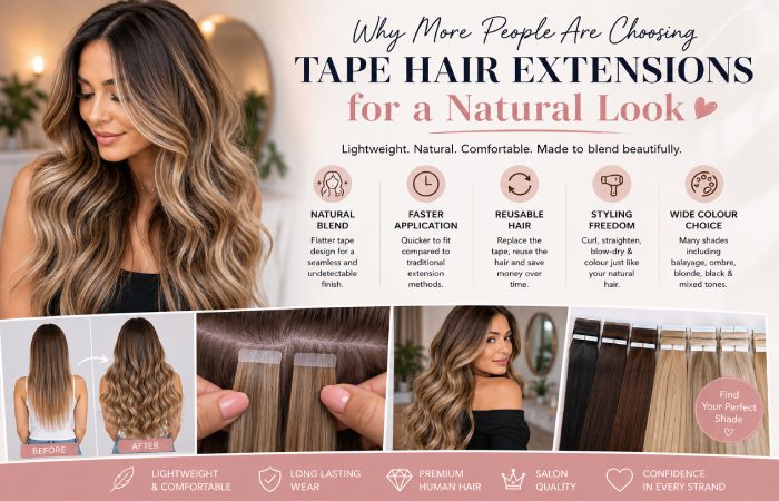 what are tape hair extensions
